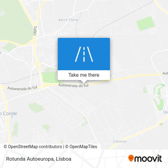 Rotunda Autoeuropa mapa