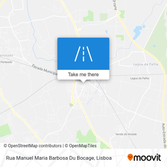 Rua Manuel Maria Barbosa Du Bocage mapa