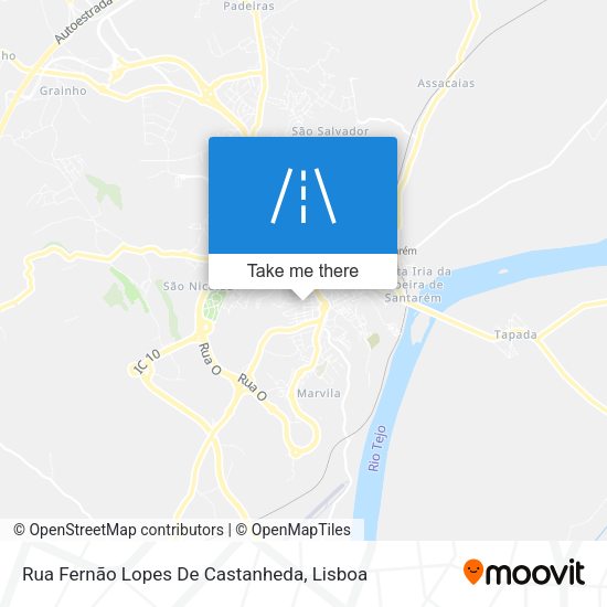 Rua Fernão Lopes De Castanheda map