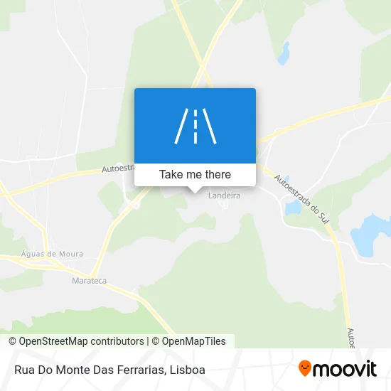 Rua Do Monte Das Ferrarias map