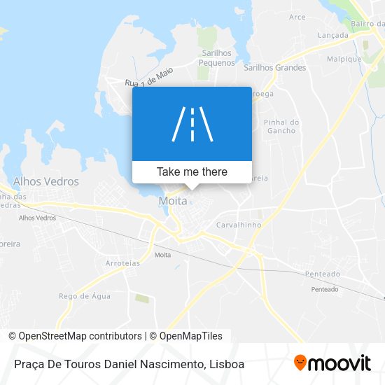 Praça De Touros Daniel Nascimento mapa