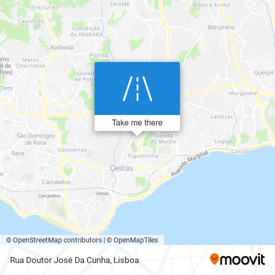 Rua Doutor José Da Cunha mapa