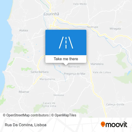 Rua Da Corvina map