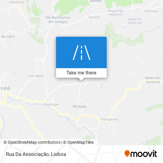 Rua Da Associação map