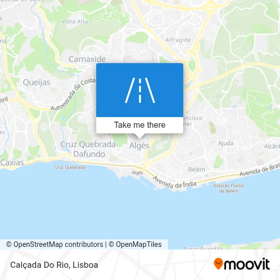 Como chegar ao Calçada Do Rio, Oeiras por autocarro, comboio, elétrico ...