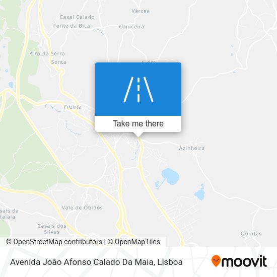 Avenida João Afonso Calado Da Maia mapa