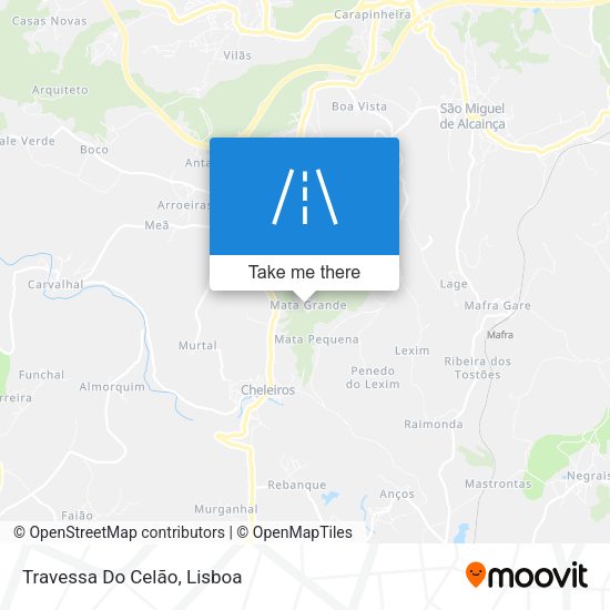 Travessa Do Celão map