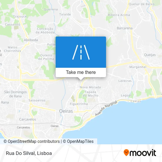 Rua Do Silval map