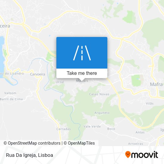 Rua Da Igreja mapa