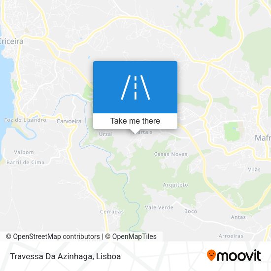 Travessa Da Azinhaga map