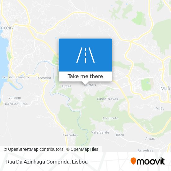 Rua Da Azinhaga Comprida map