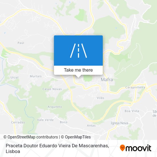Praceta Doutor Eduardo Vieira De Mascarenhas mapa