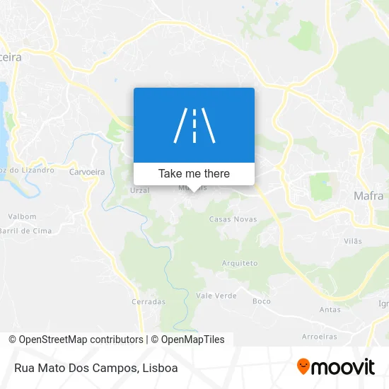 Rua Mato Dos Campos map
