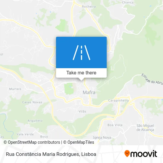 Rua Constância Maria Rodrigues map