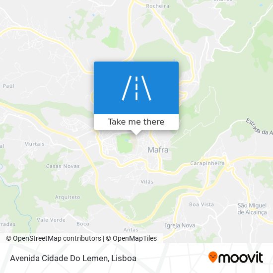 Avenida Cidade Do Lemen mapa