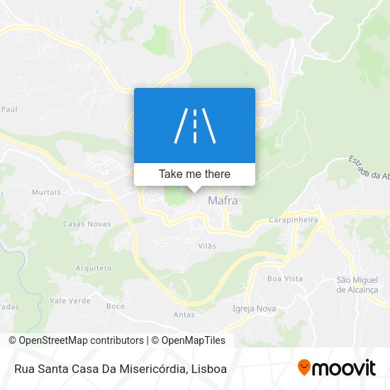 Rua Santa Casa Da Misericórdia mapa