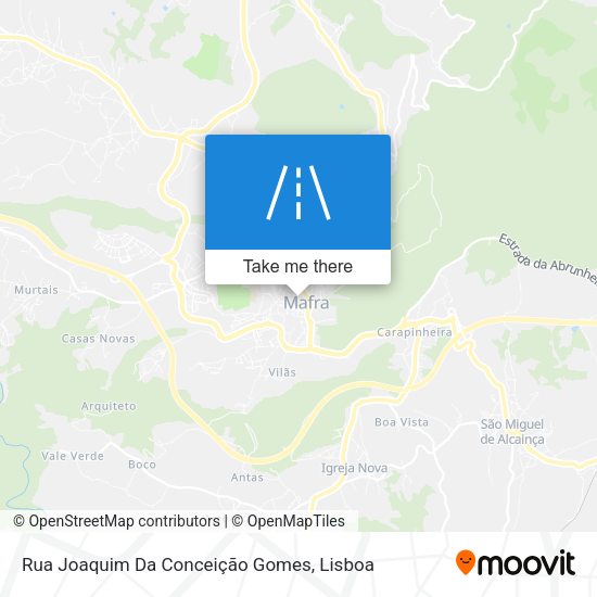 Rua Joaquim Da Conceição Gomes mapa