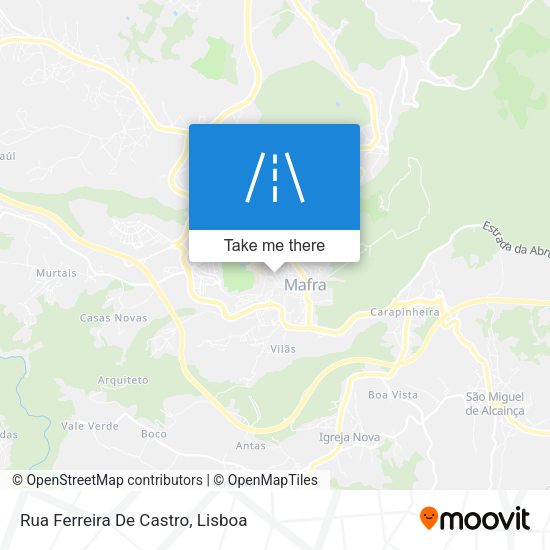 Rua Ferreira De Castro map