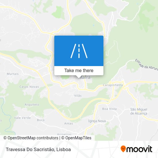 Travessa Do Sacristão map
