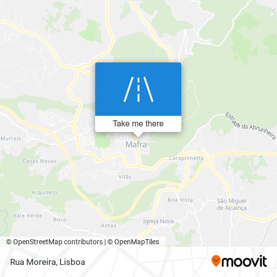 Rua Moreira map