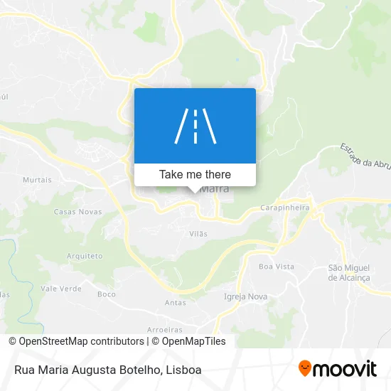 Rua Maria Augusta Botelho map