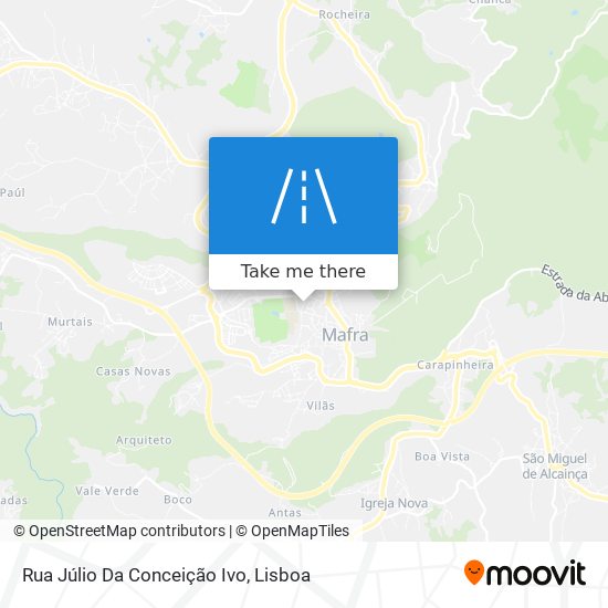 Rua Júlio Da Conceição Ivo mapa