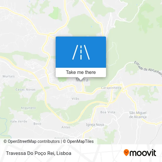 Travessa Do Poço Rei map