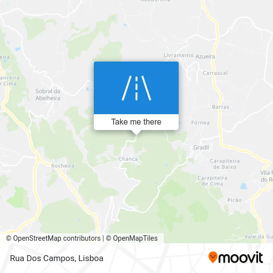 Rua Dos Campos map
