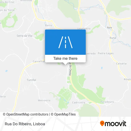 Rua Do Ribeiro map
