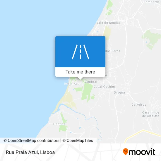 Rua Praia Azul map