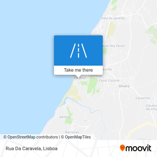 Rua Da Caravela mapa
