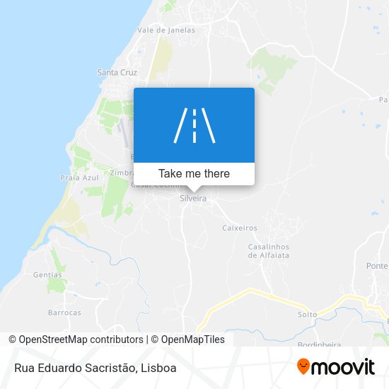 Rua Eduardo Sacristão mapa