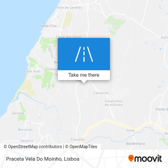 Praceta Vela Do Moinho map
