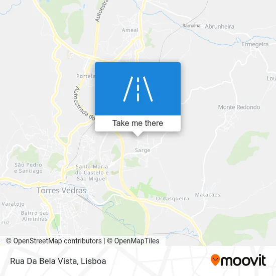 Rua Da Bela Vista map
