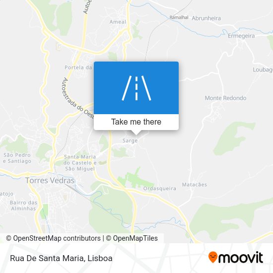 Rua De Santa Maria mapa