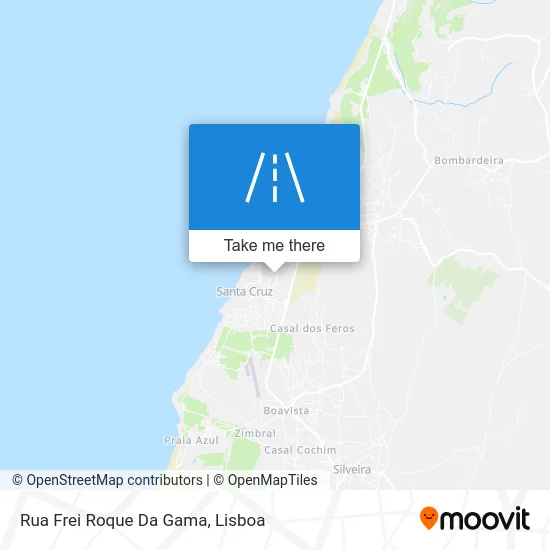 Rua Frei Roque Da Gama map