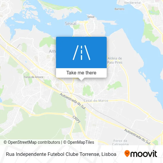 Rua Independente Futebol Clube Torrense map