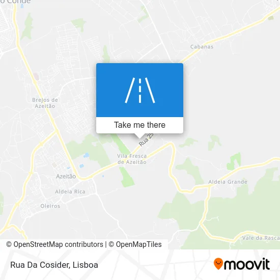 Rua Da Cosider map