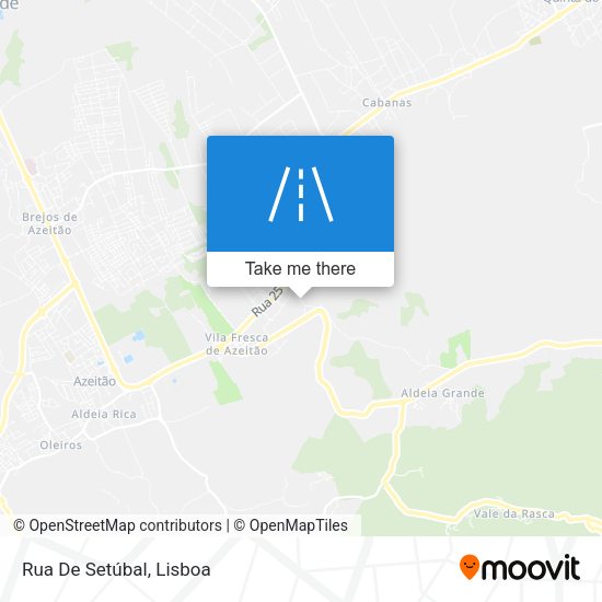 Rua De Setúbal mapa