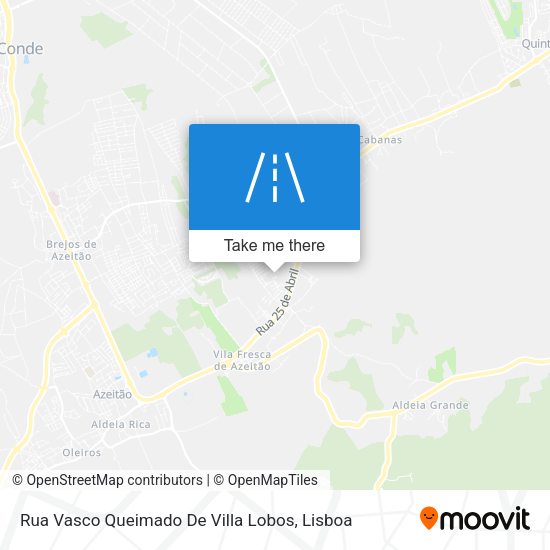 Rua Vasco Queimado De Villa Lobos map