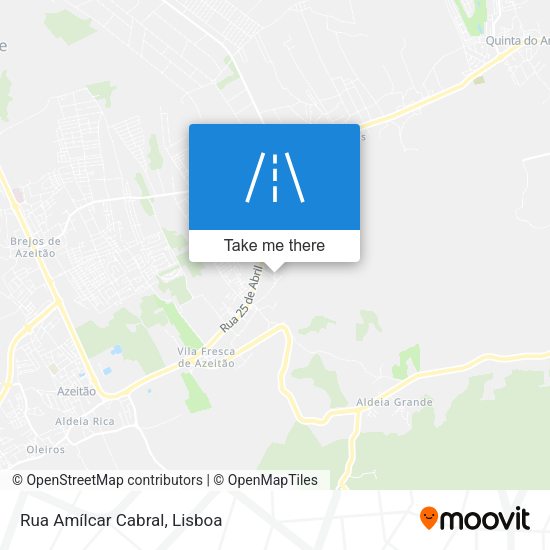 Rua Amílcar Cabral map