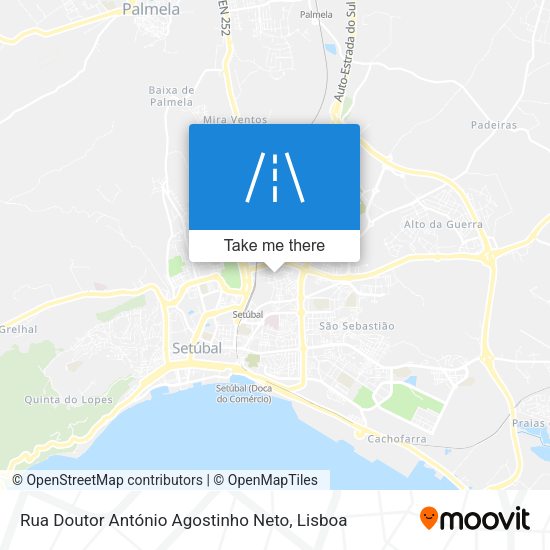 Rua Doutor António Agostinho Neto map