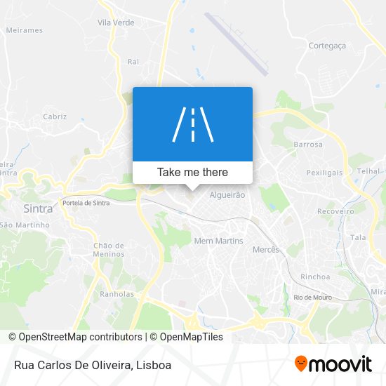 Rua Carlos De Oliveira mapa