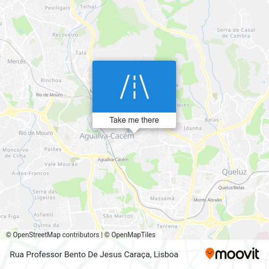 Rua Professor Bento De Jesus Caraça map