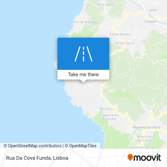 Rua Da Cova Funda map