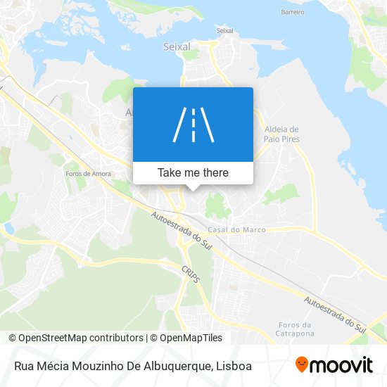 Rua Mécia Mouzinho De Albuquerque mapa