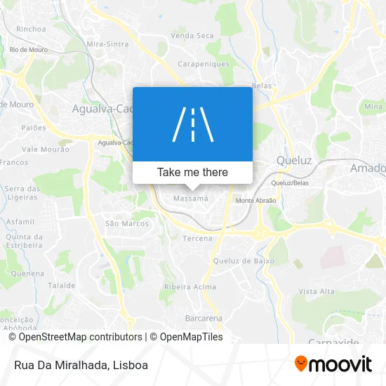 Rua Da Miralhada map