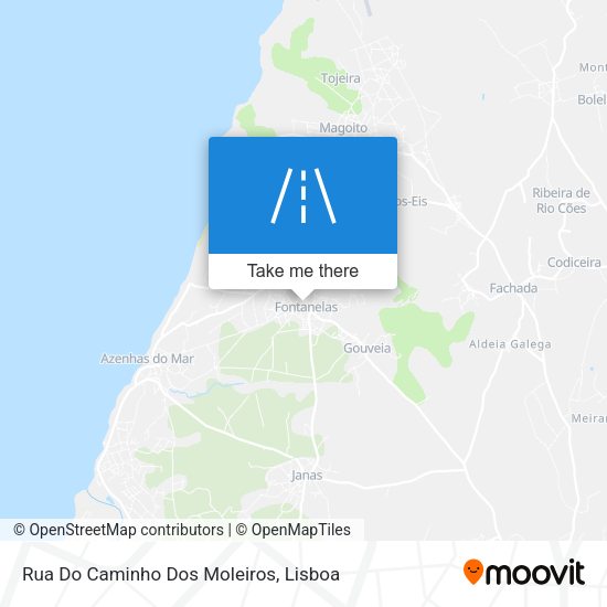 Rua Do Caminho Dos Moleiros map