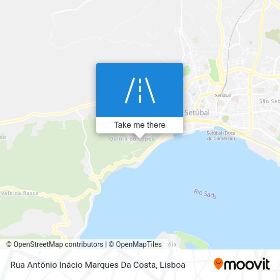 Rua António Inácio Marques Da Costa mapa