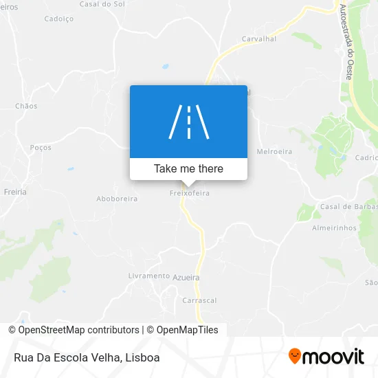 Rua Da Escola Velha map